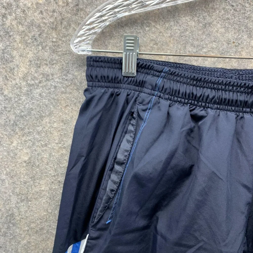 Adidas Sweatpants Men Large Blue Navy Athletic Outdoors Polyester Gym Vintage - Picture 5 of 13